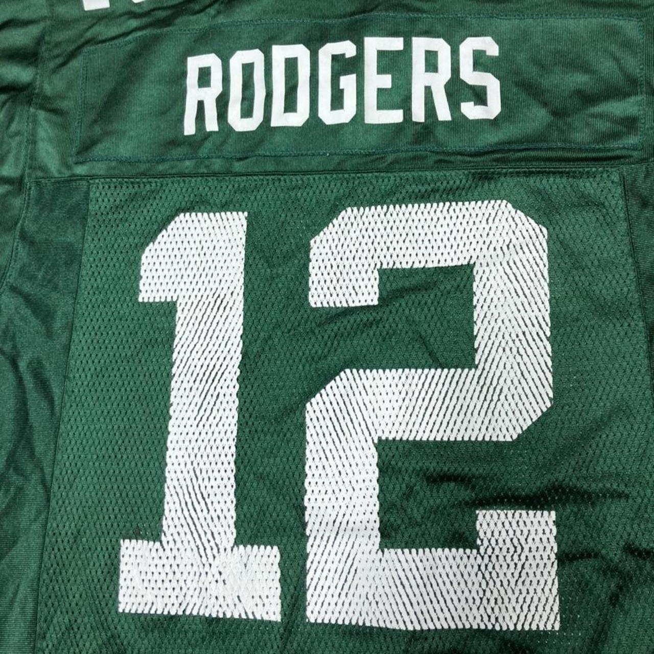 Aaron Rodgers Green Bay Packers Jersey #12 Reebok On - Depop