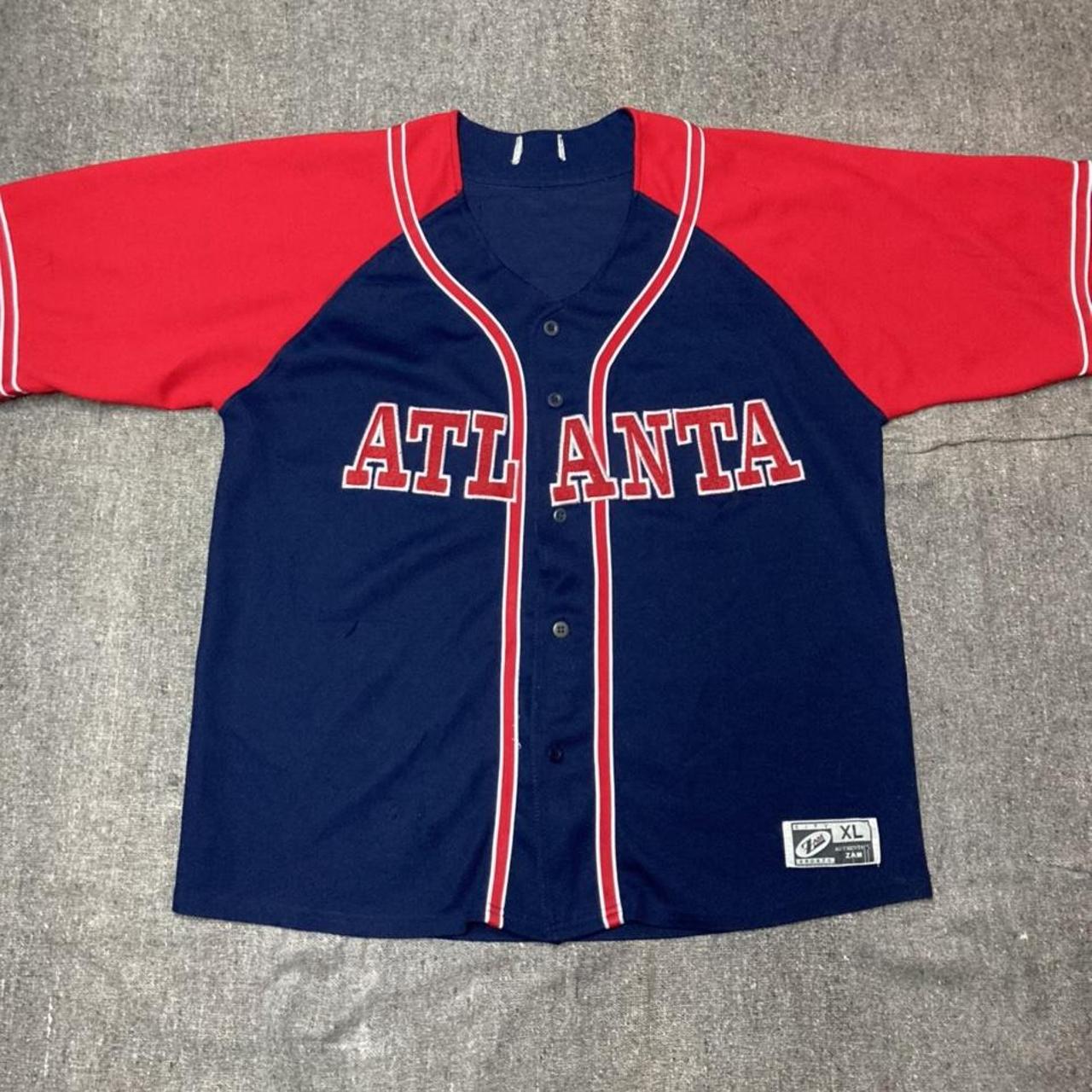 Retro Atlanta Braves alternate home jersey - Depop