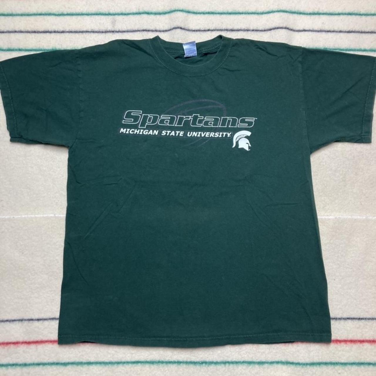 Vintage Michigan state university t shirt graphic... - Depop