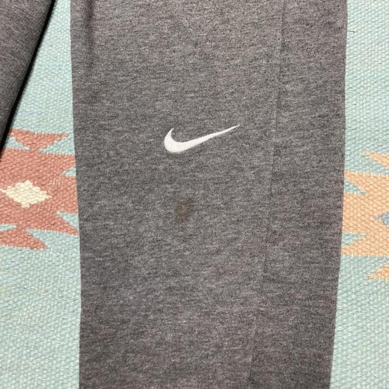 Vintage Nike sweatpants white tag 90s y2k faded gray - Depop