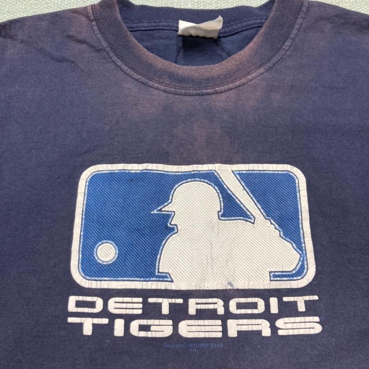 Y2K Detroit Tigers baseball shirt, great condition - Depop