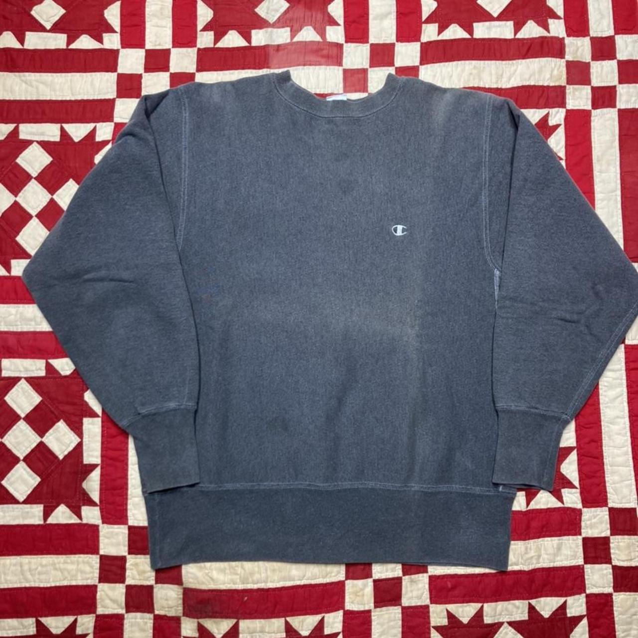 Vintage 90s reverse weave sweatshirt pullover gray... - Depop