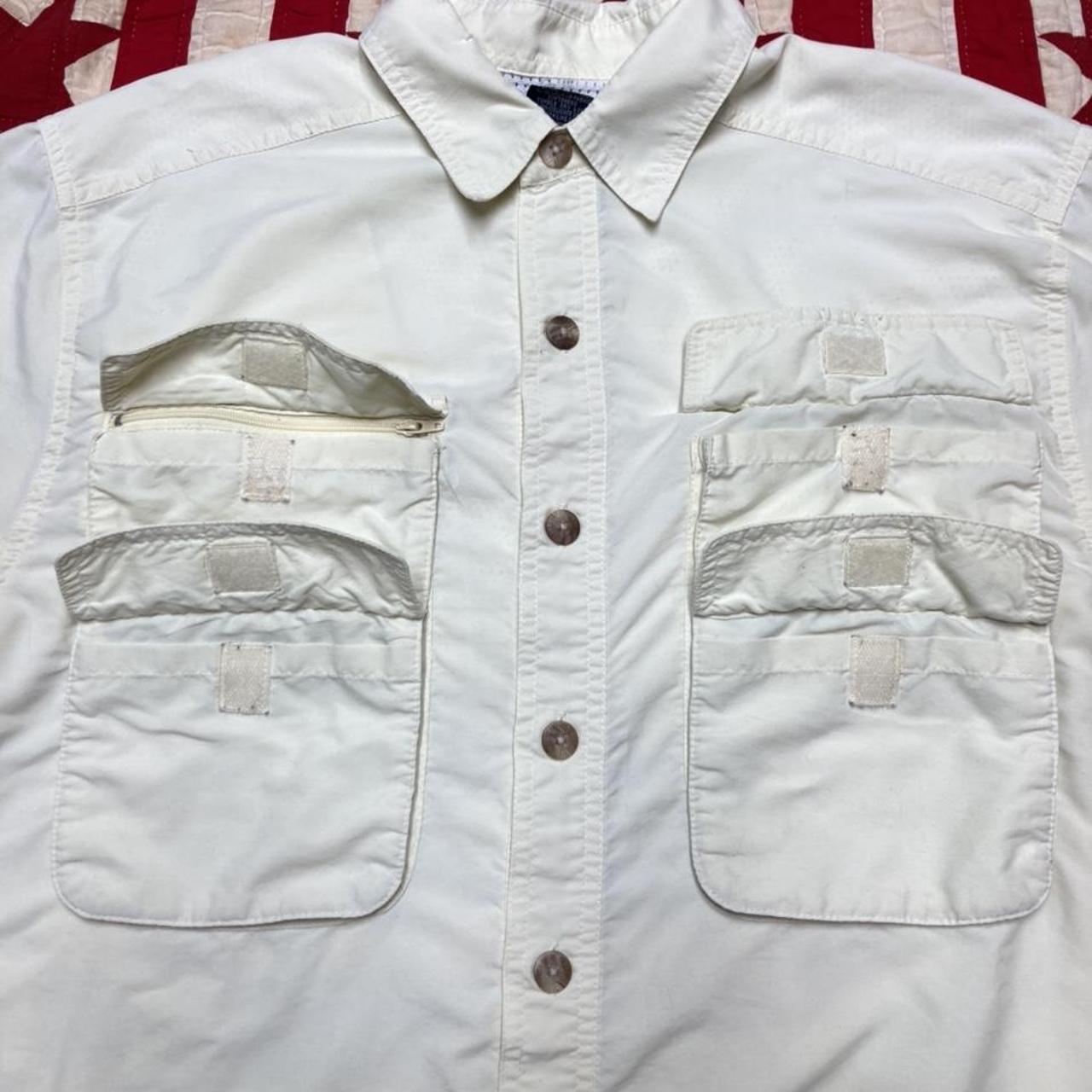 ExOfficio Men's Cream and White Shirt (3)
