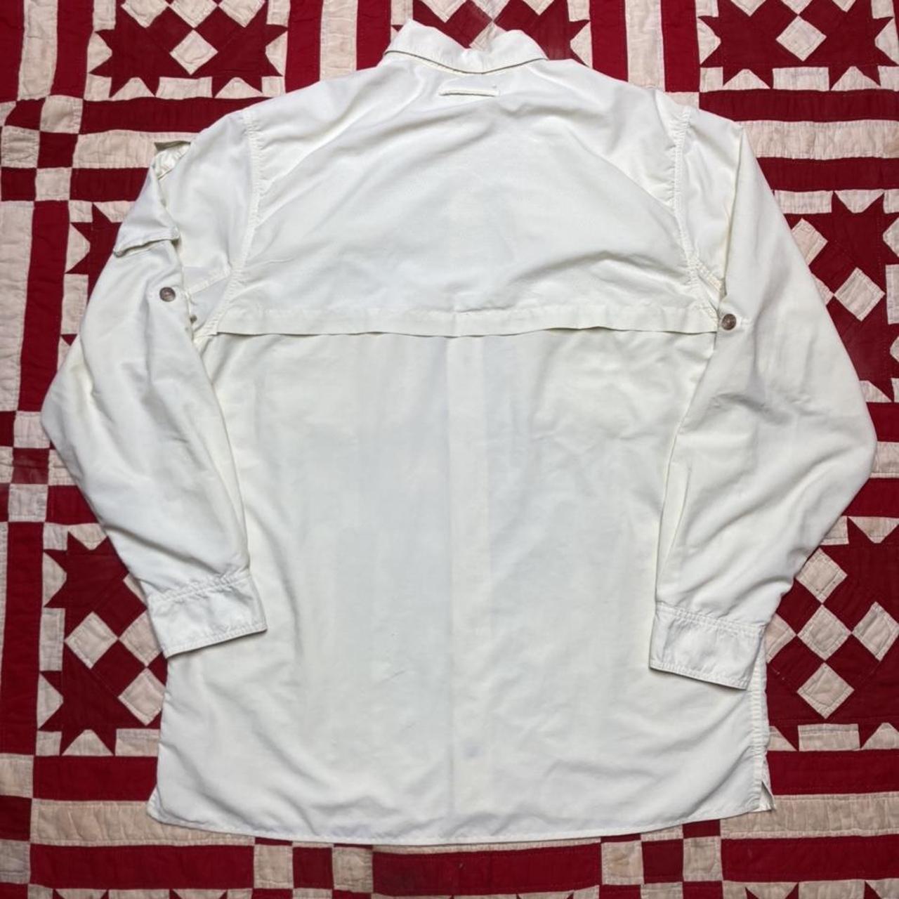 ExOfficio Men's Cream and White Shirt (6)