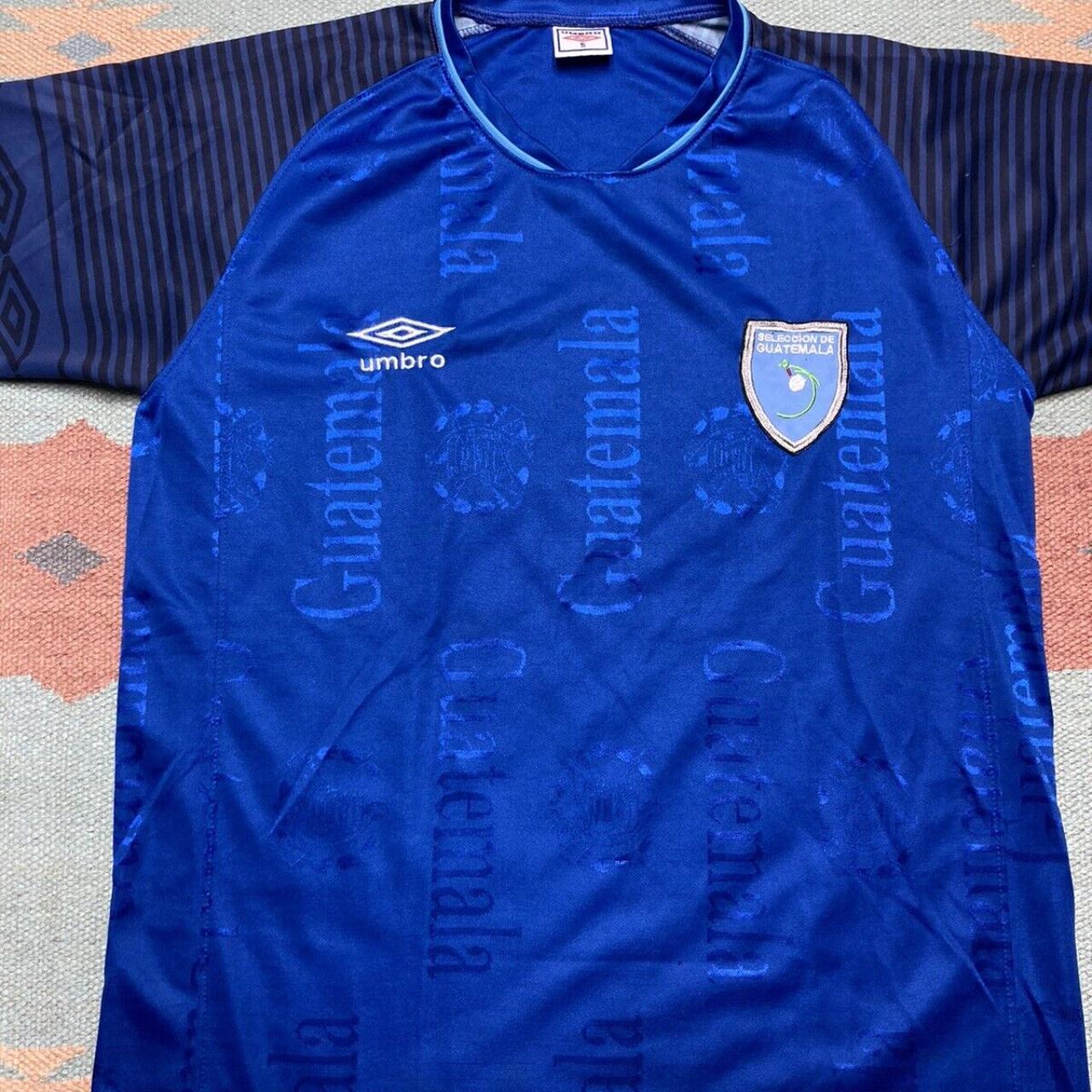 Vintage Umbro Guatemala Soccer Jersey XL All offers - Depop