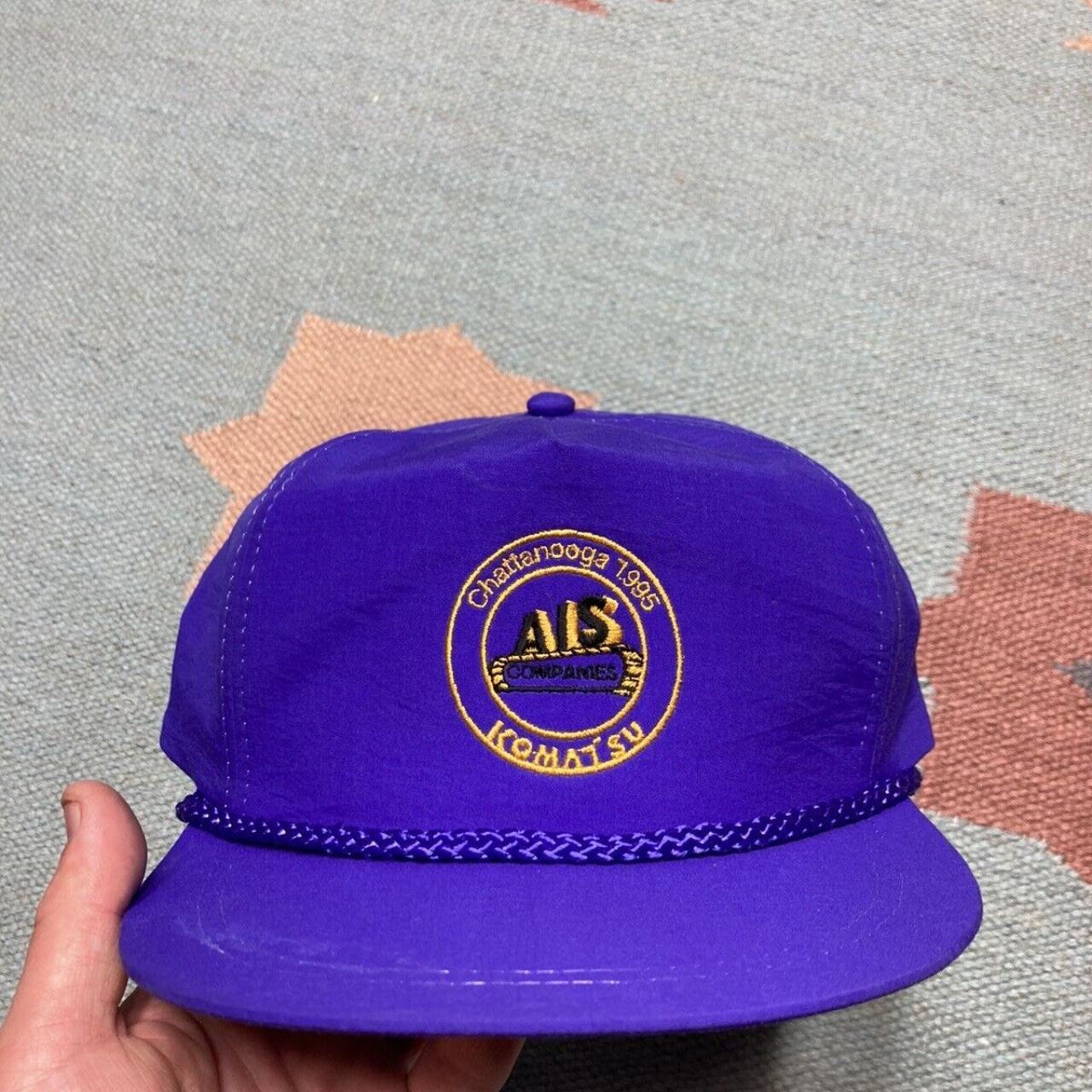 Vintage Men's Hat - Purple