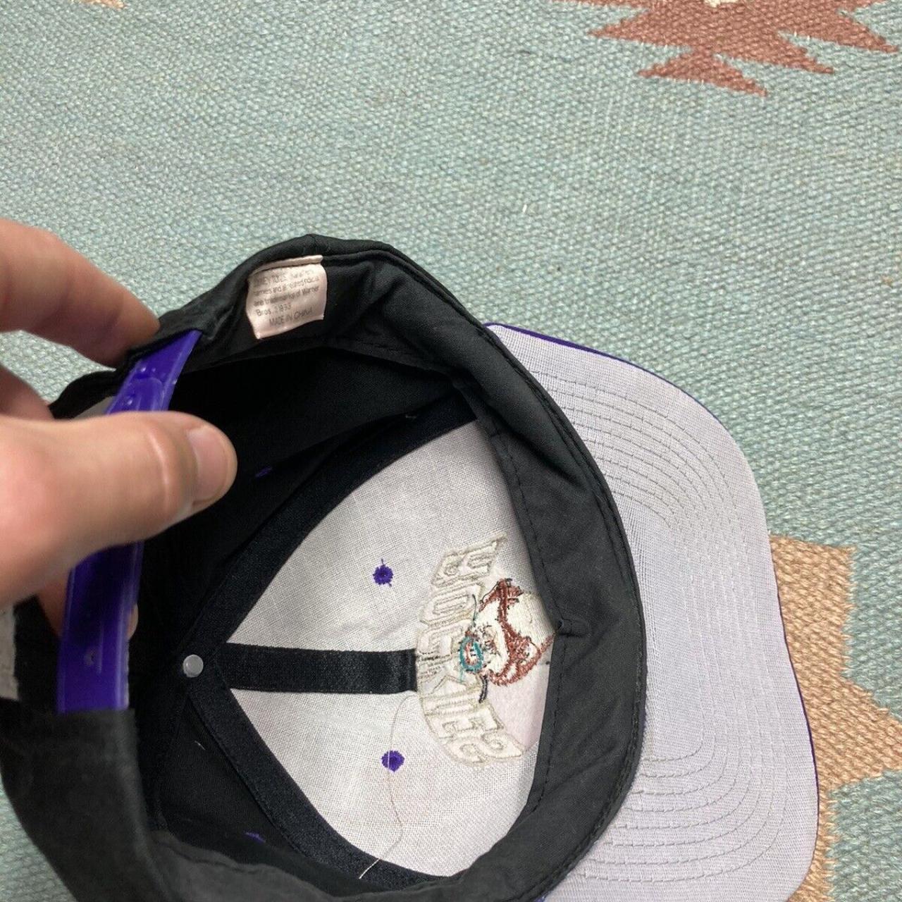 Vintage Logo 7 Colorado Rockies snapback hat in - Depop