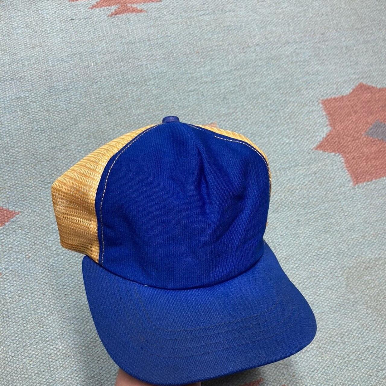 Two Tone Trucker Hats - Royal Blue Blank Trucker Cap