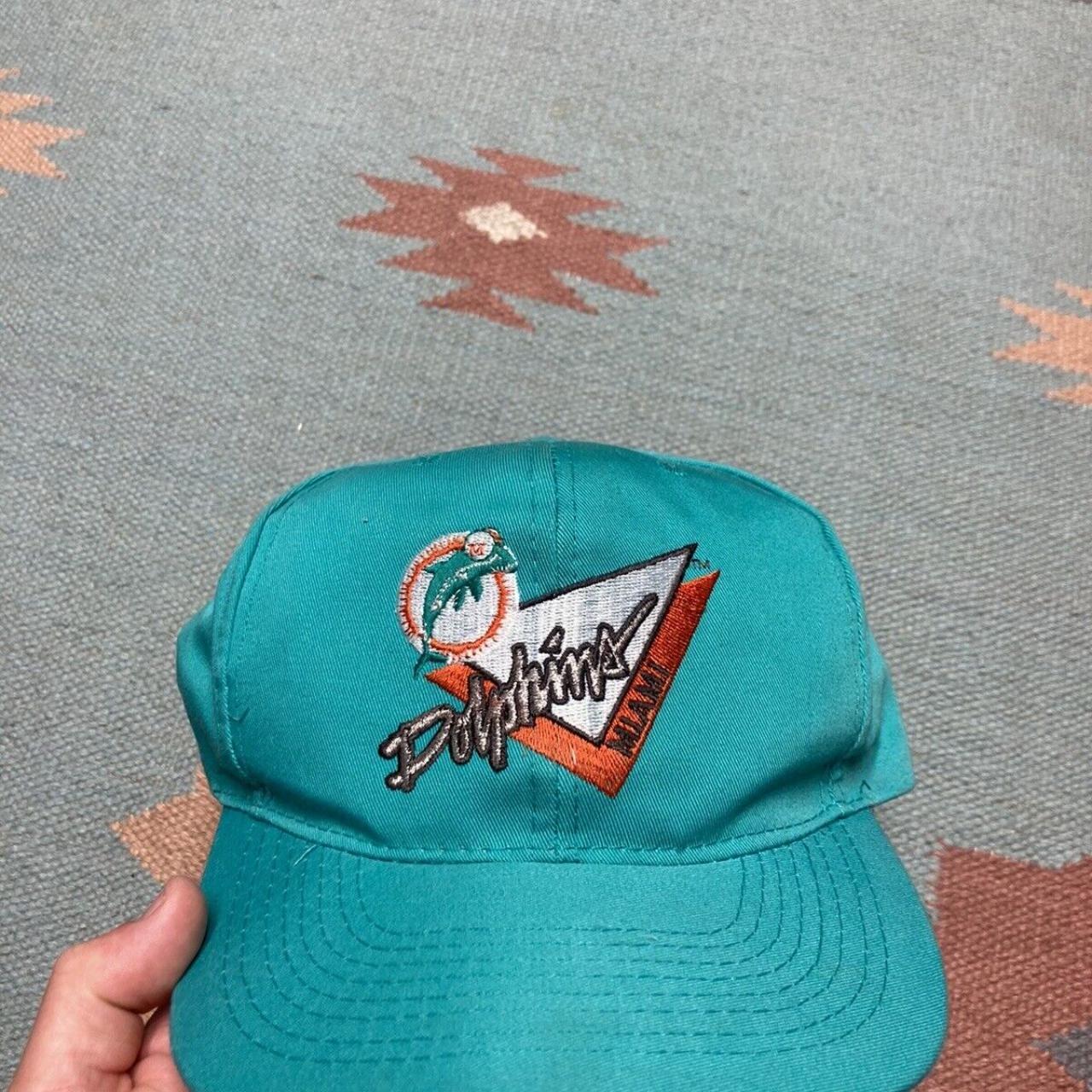 NFL Retro Amcap Miami Dolphins 90s Trucker Hat - Depop