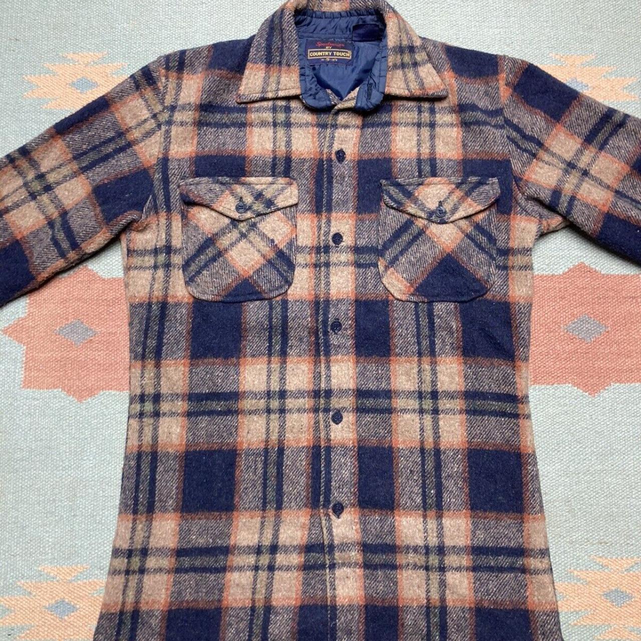 Vintage Sportswear Country Touch Flannel Shirt Mens - Depop