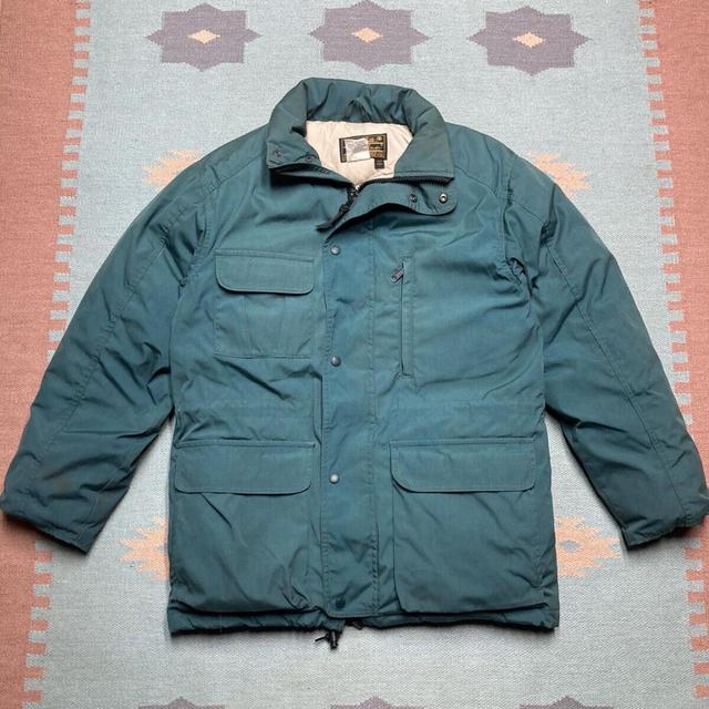 Vintage 80s Eddie Bauer goose down parka jacket... - Depop