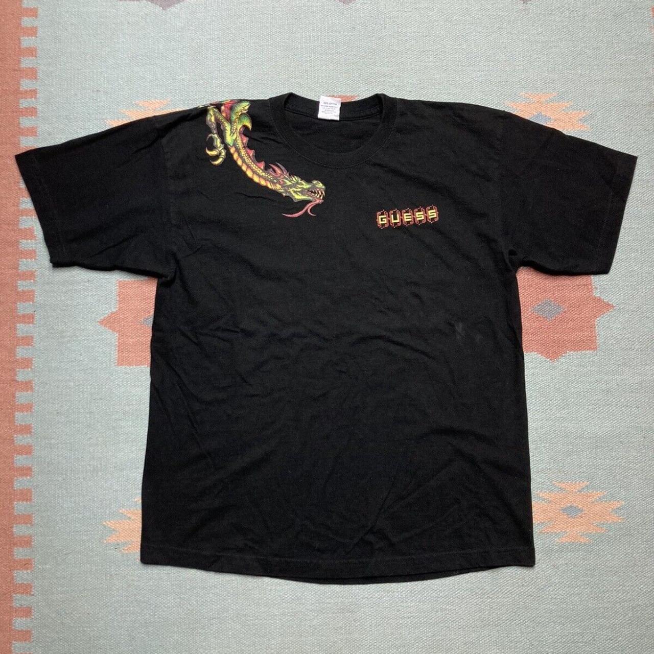 Guess cheap dragon shirt