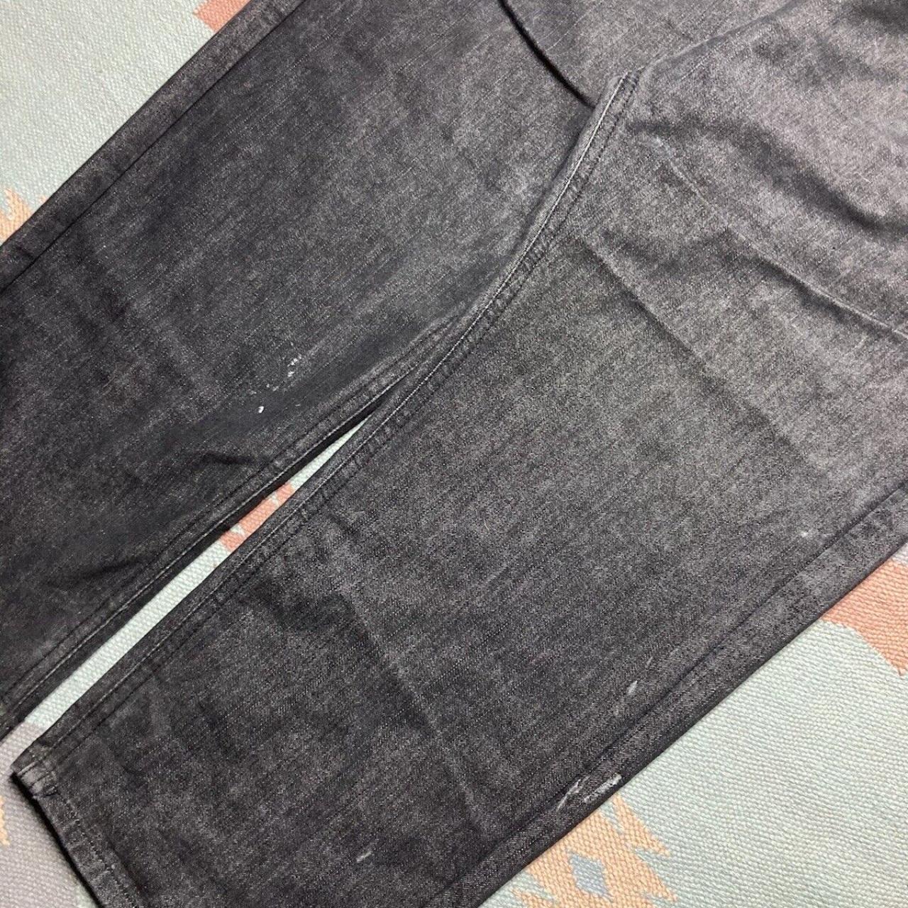 Vintage y2k super baggy jeans enyce wide leg black | Depop