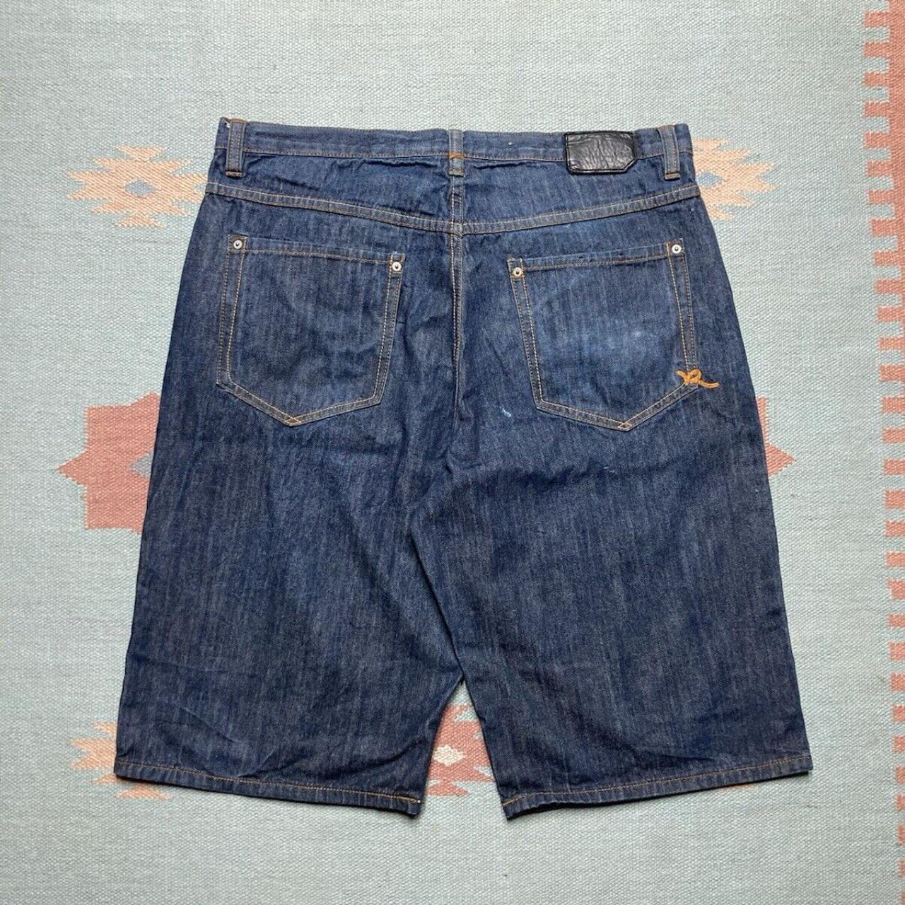 パンツ ROCA WEAR washed denim shorts y2k 00s Vintage Rocawear Men's 5 Pocket Denim Shorts Blue Baggy Hip
