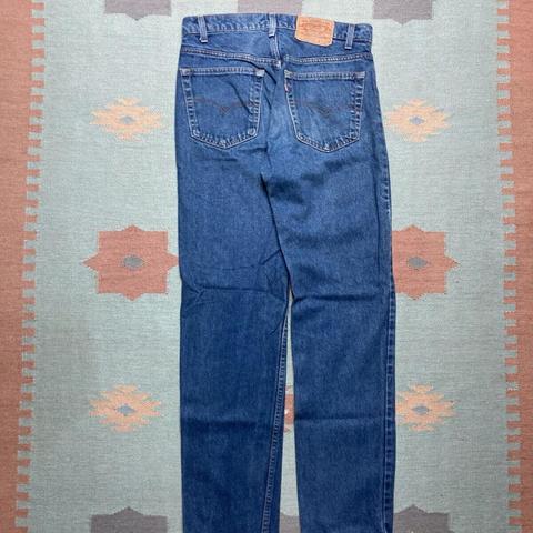 Vintage 80s Levi's 505 0216 xx jeans dark wash made... - Depop