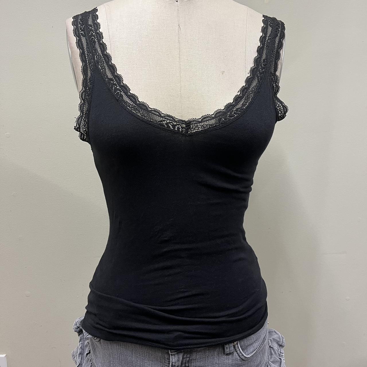 Primark Women's Black Vest Depop