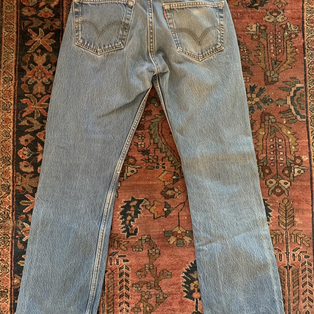 Perfectly Distressed Vintage Levi’s 501 Straight Leg