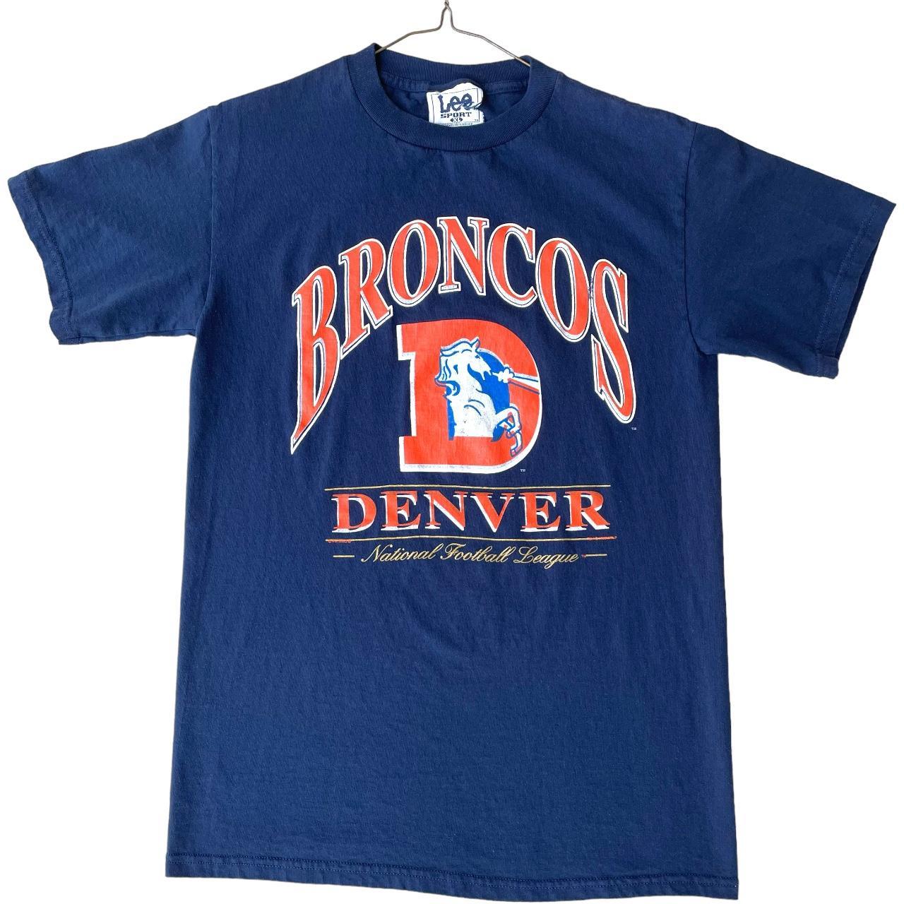 Vintage Denver Broncos Shirt. Item is on a 90s Lee - Depop