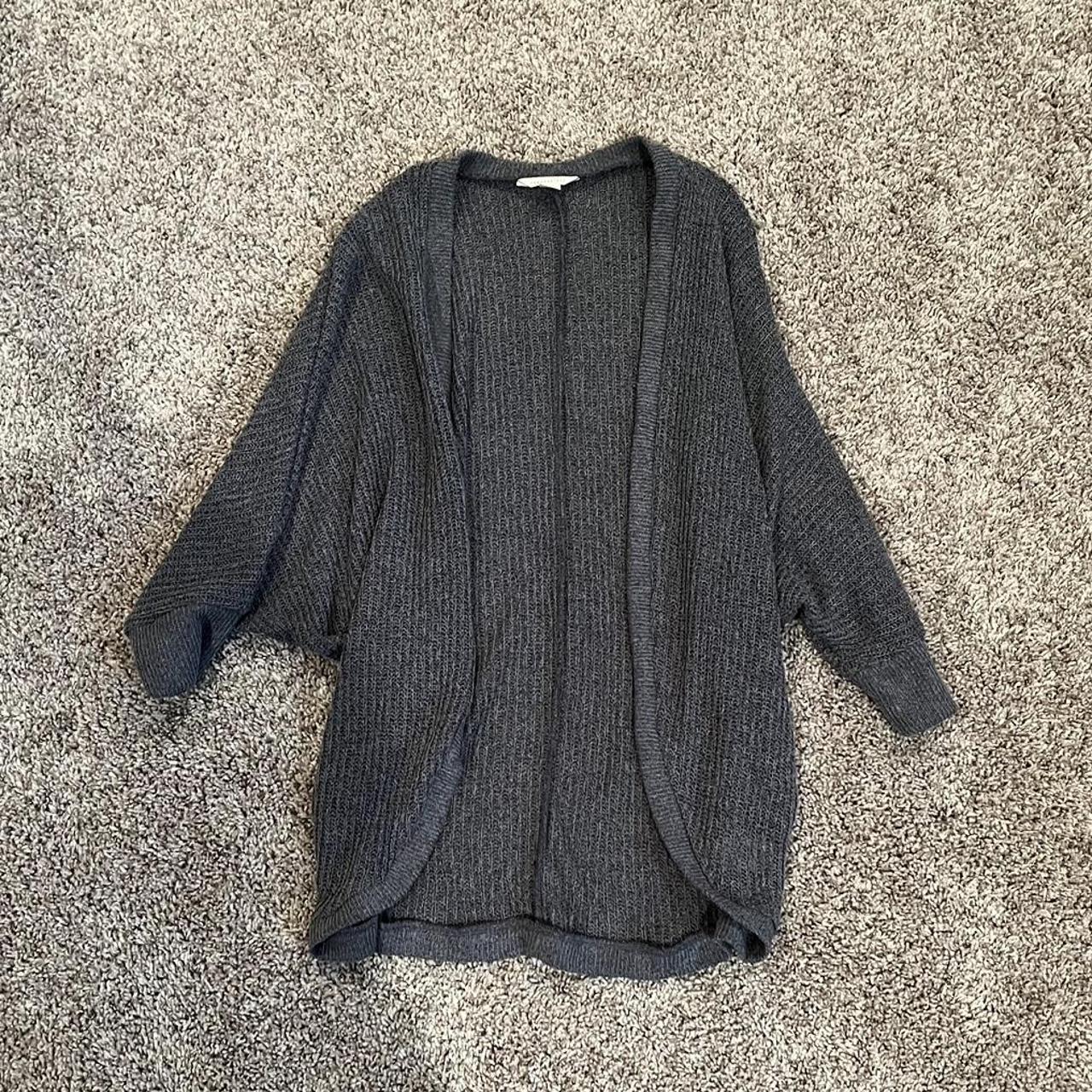 Aeropostale Women S Grey Cardigan Depop