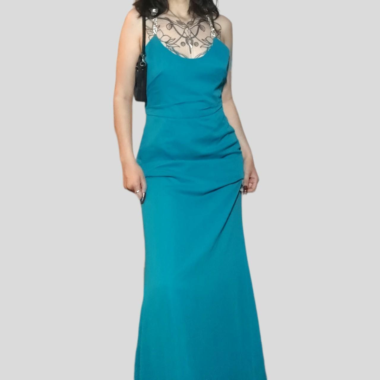 David's bridal deals turquoise dress