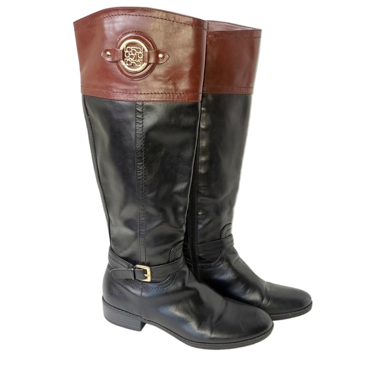 Liz claiborne boots wide on sale calf