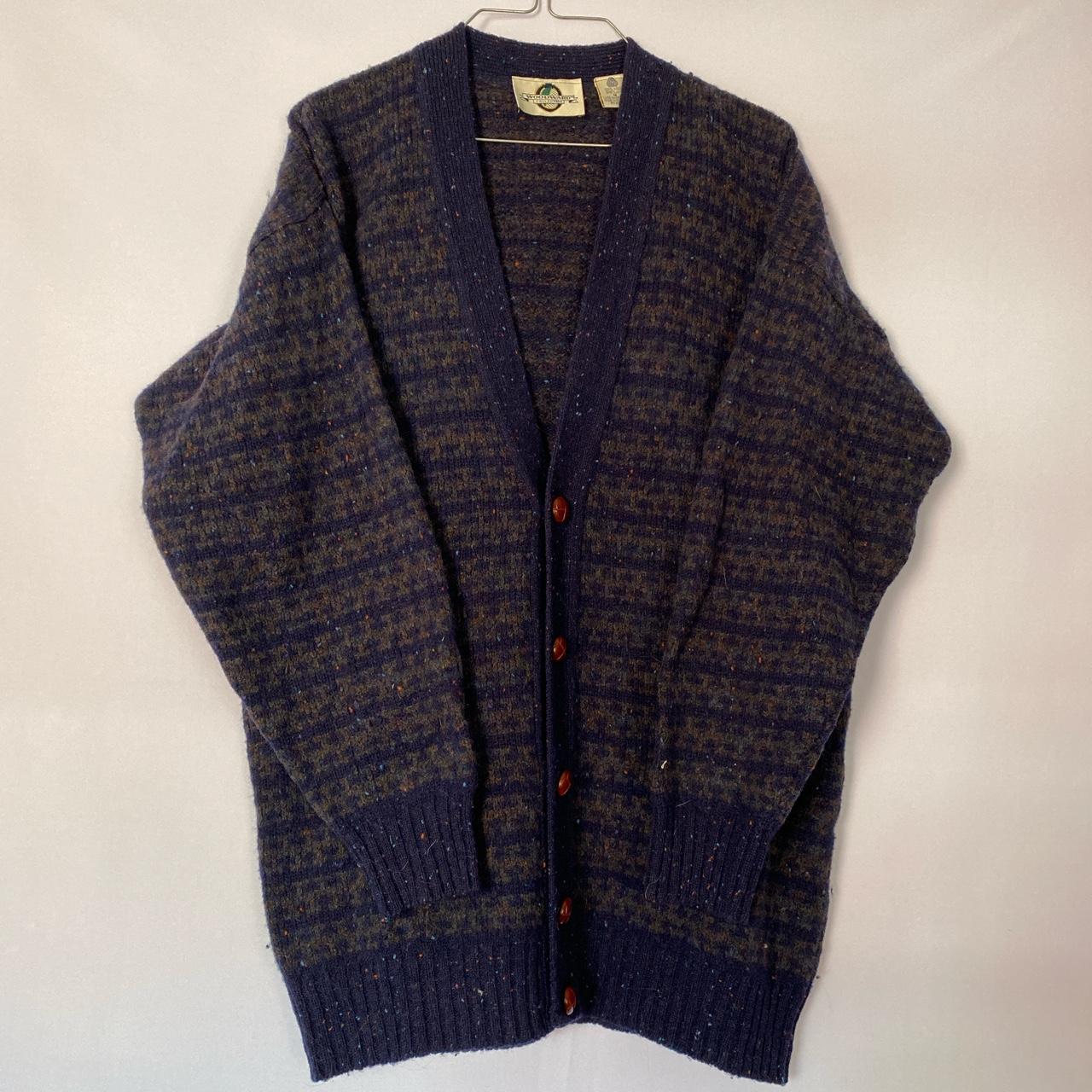 Men's Blue Cardigan | Depop