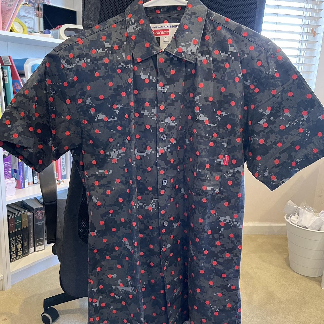 Supreme best sale camo shirt