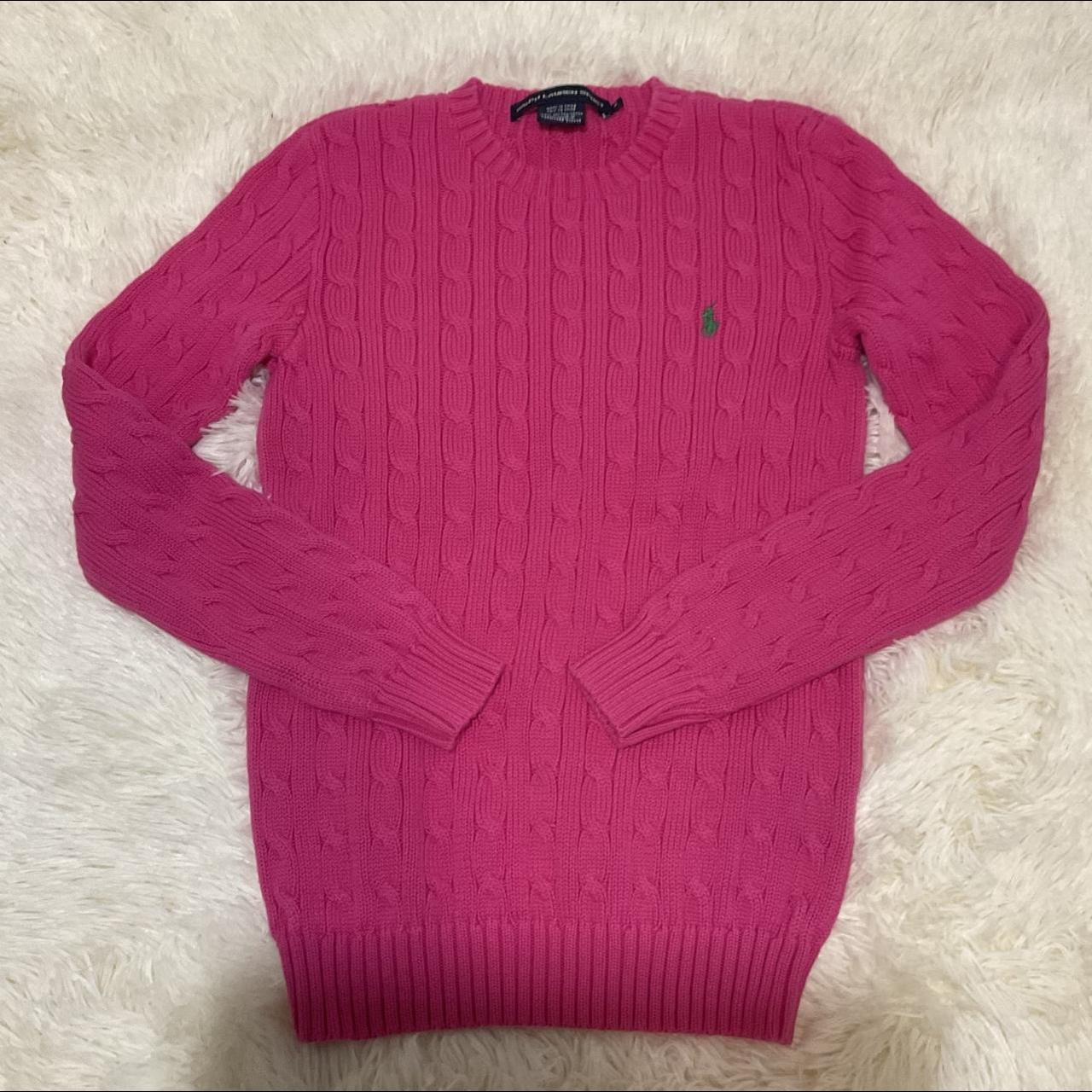 Polo Ralph Lauren Women's Pink Jumper | Depop