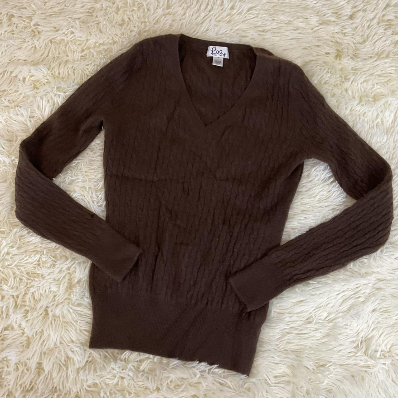 Preppy coquette lily pultzier v neck sweater Super... - Depop