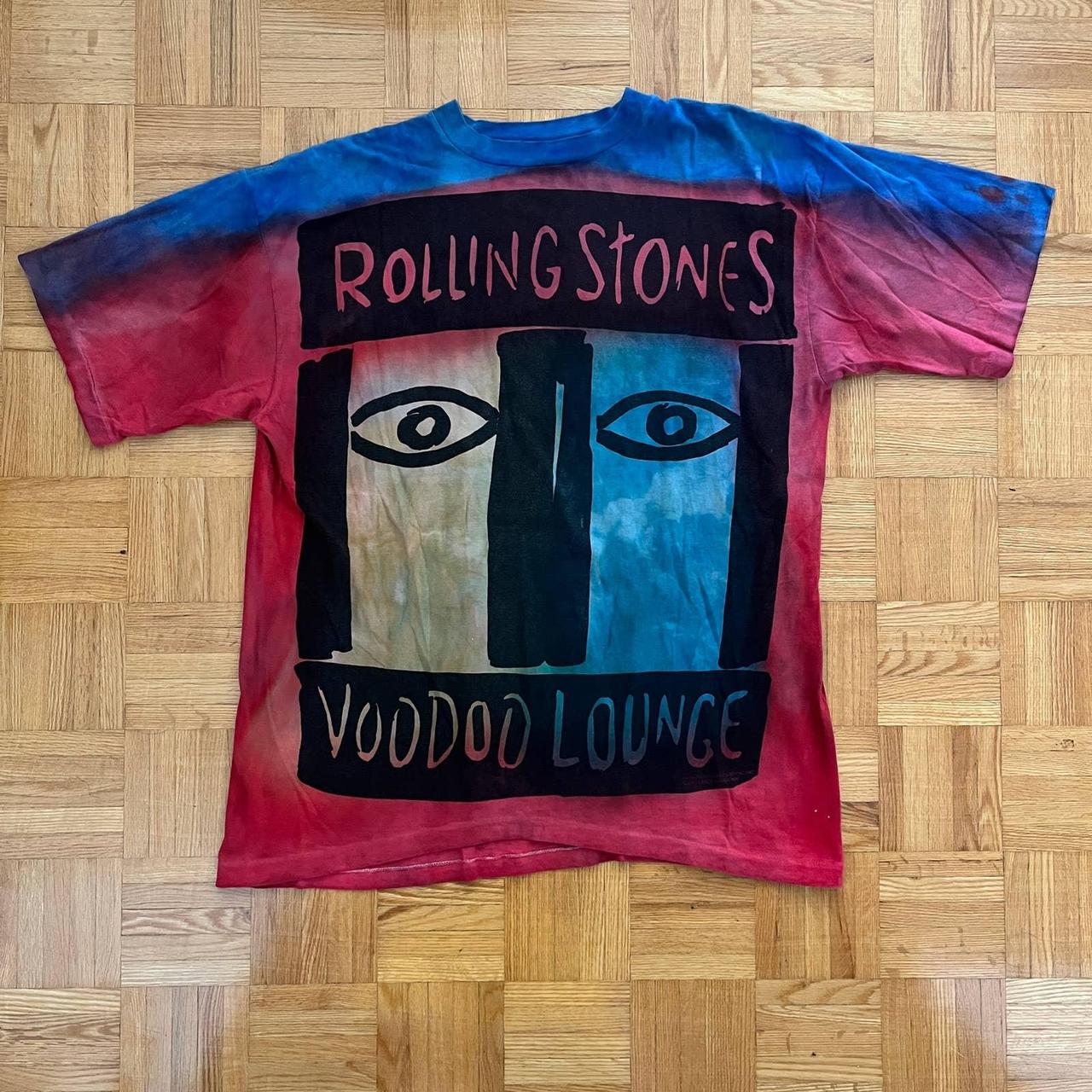 Vintage 90s 1994 Rolling Stones Voodoo Lounge Tie... - Depop