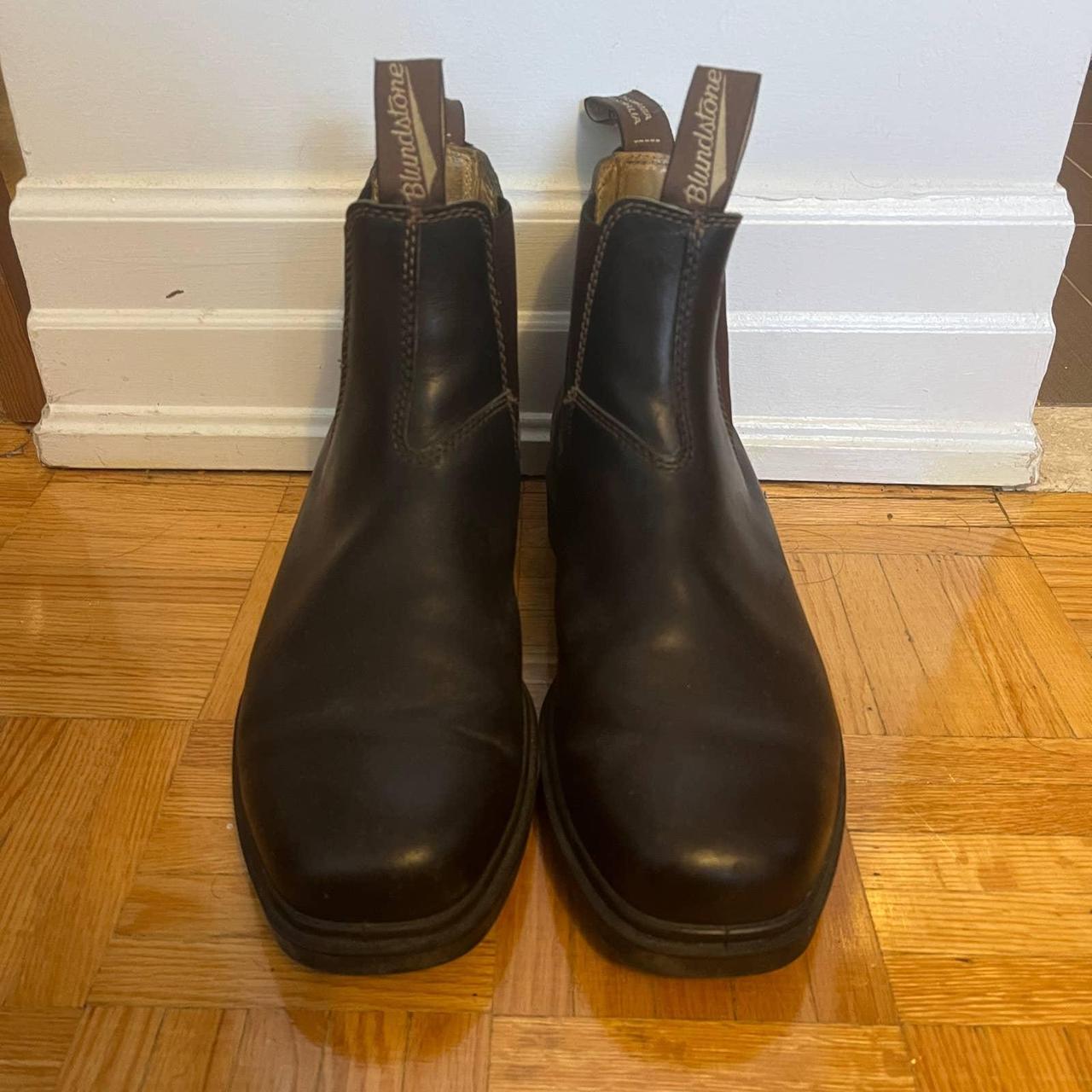 Blundstone boots Men 8.5AU 9.5US Dark brown... - Depop