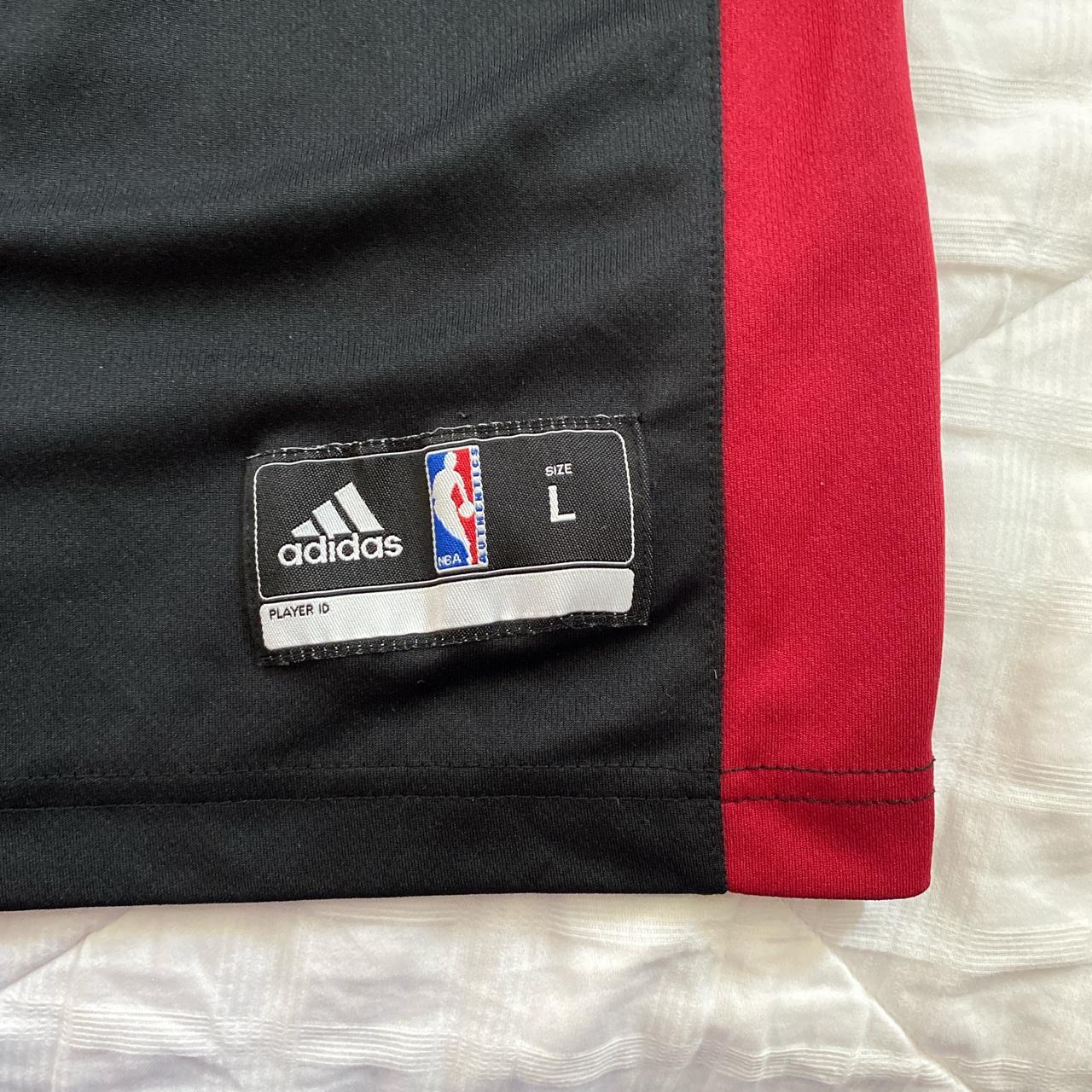 Adidas Red and Black Shirt | Depop