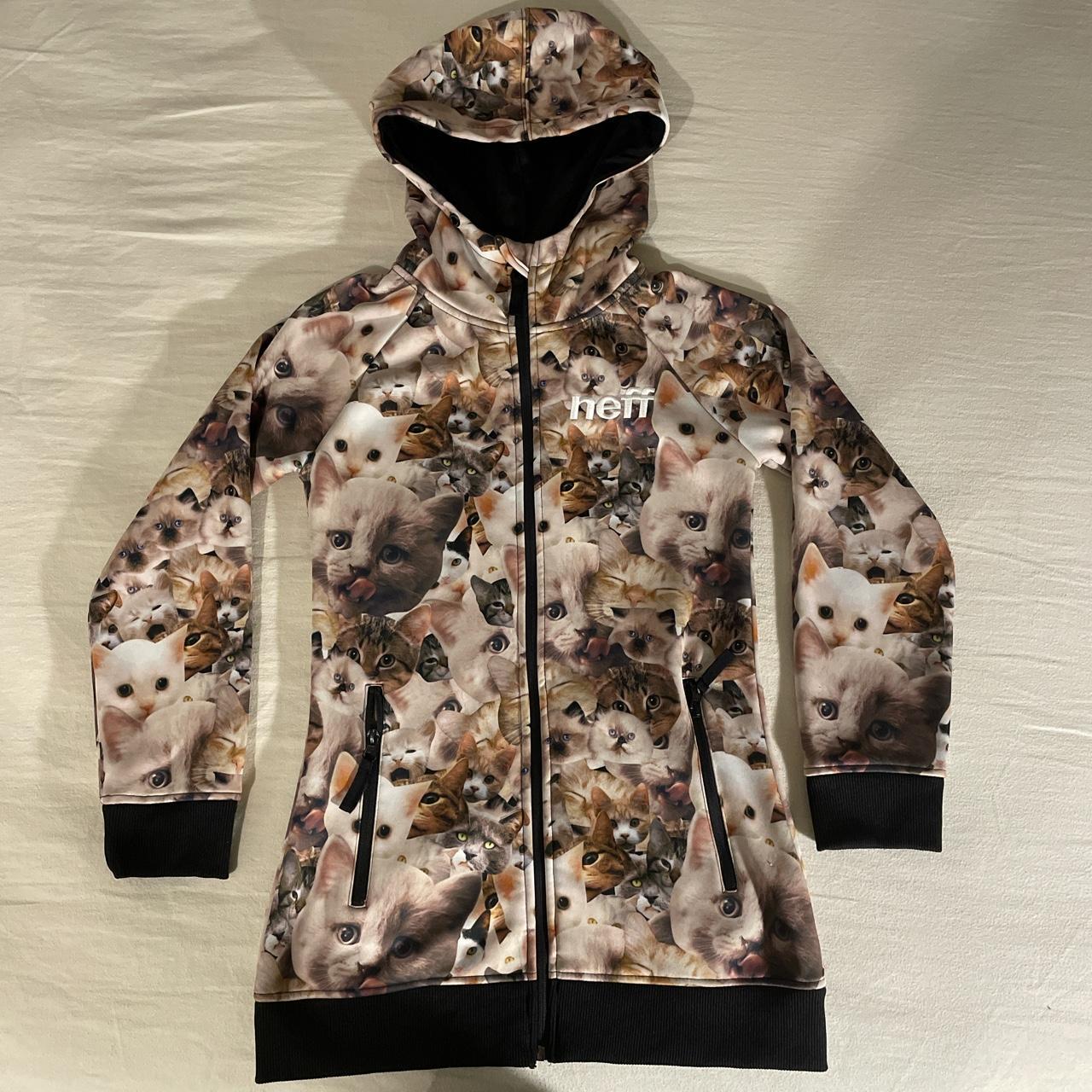 Super Rare NEFF cat all over print in