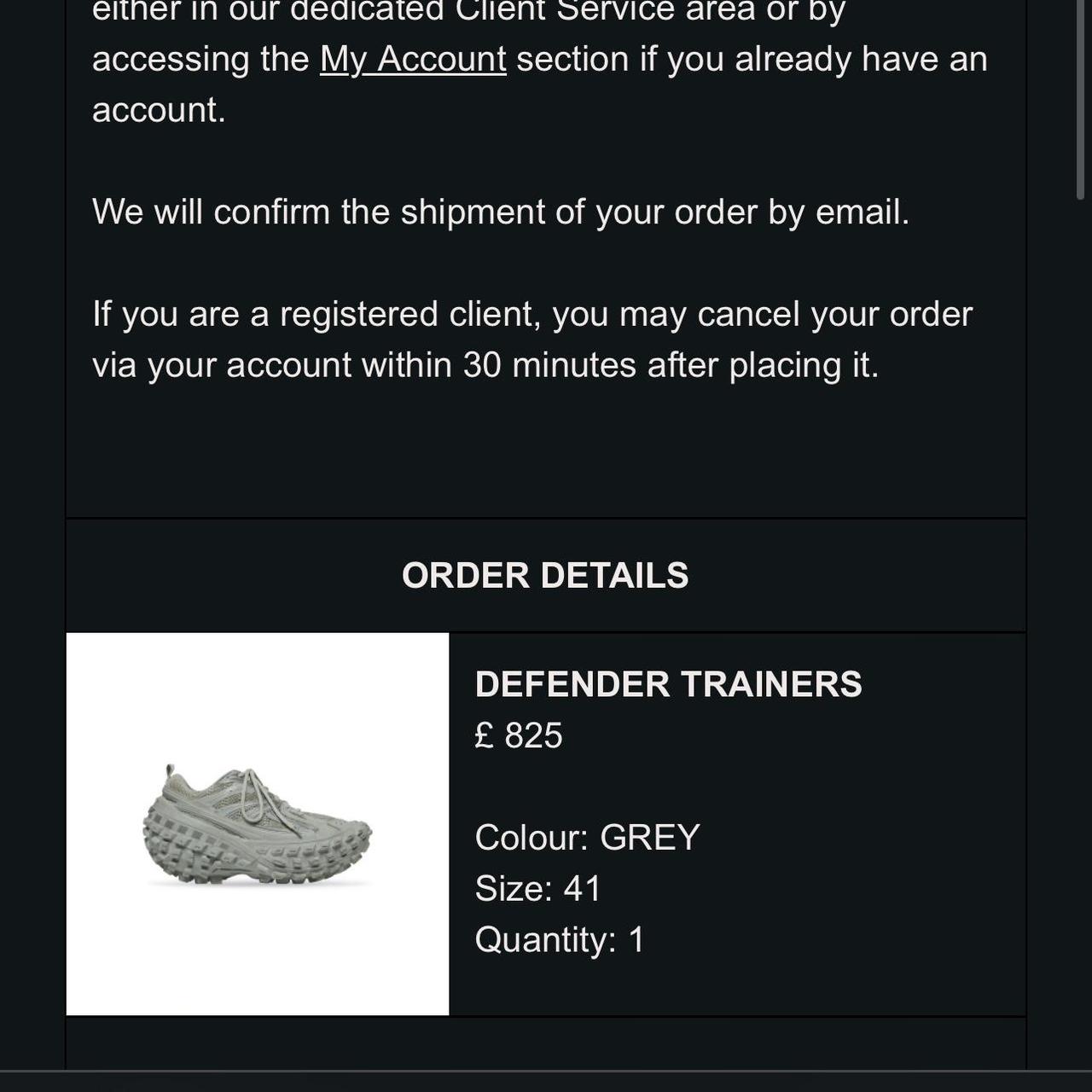 BALENCIAGA DEFENDER SNEAKER - SIZE 41 Comes in | Depop