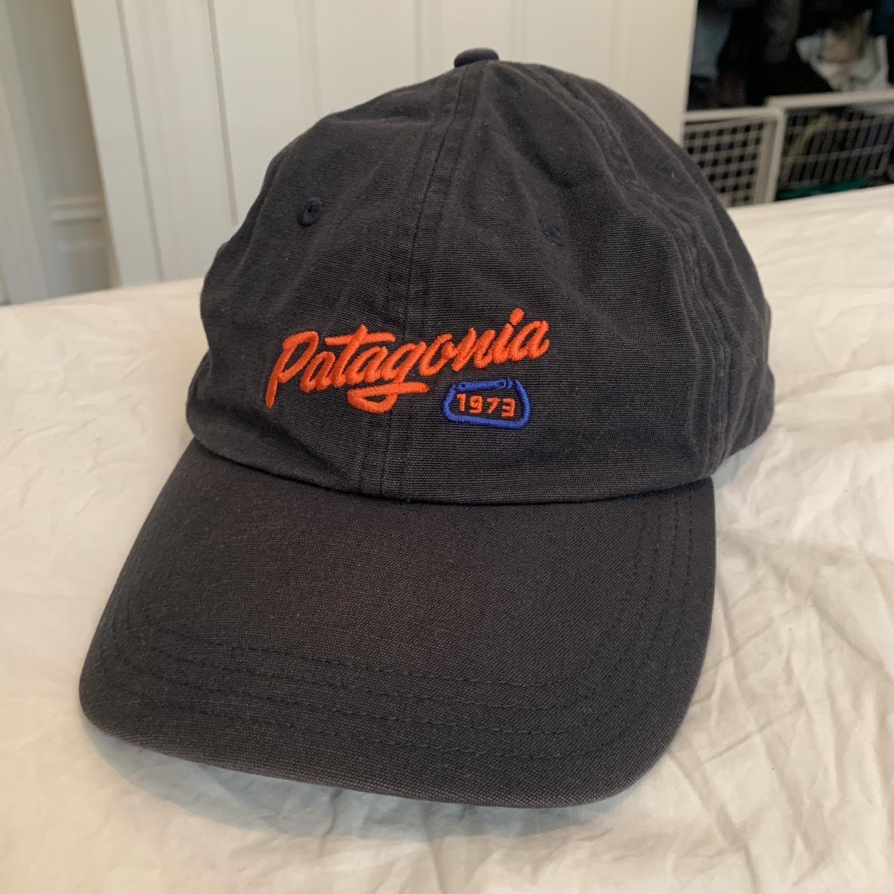 navy patagonia hat