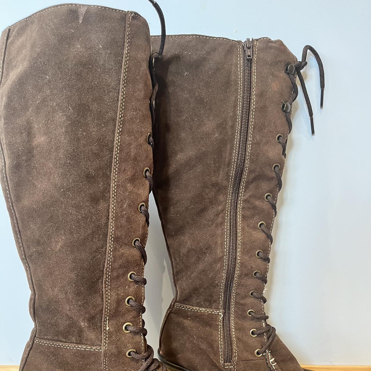 Primark Women's Brown Boots Depop