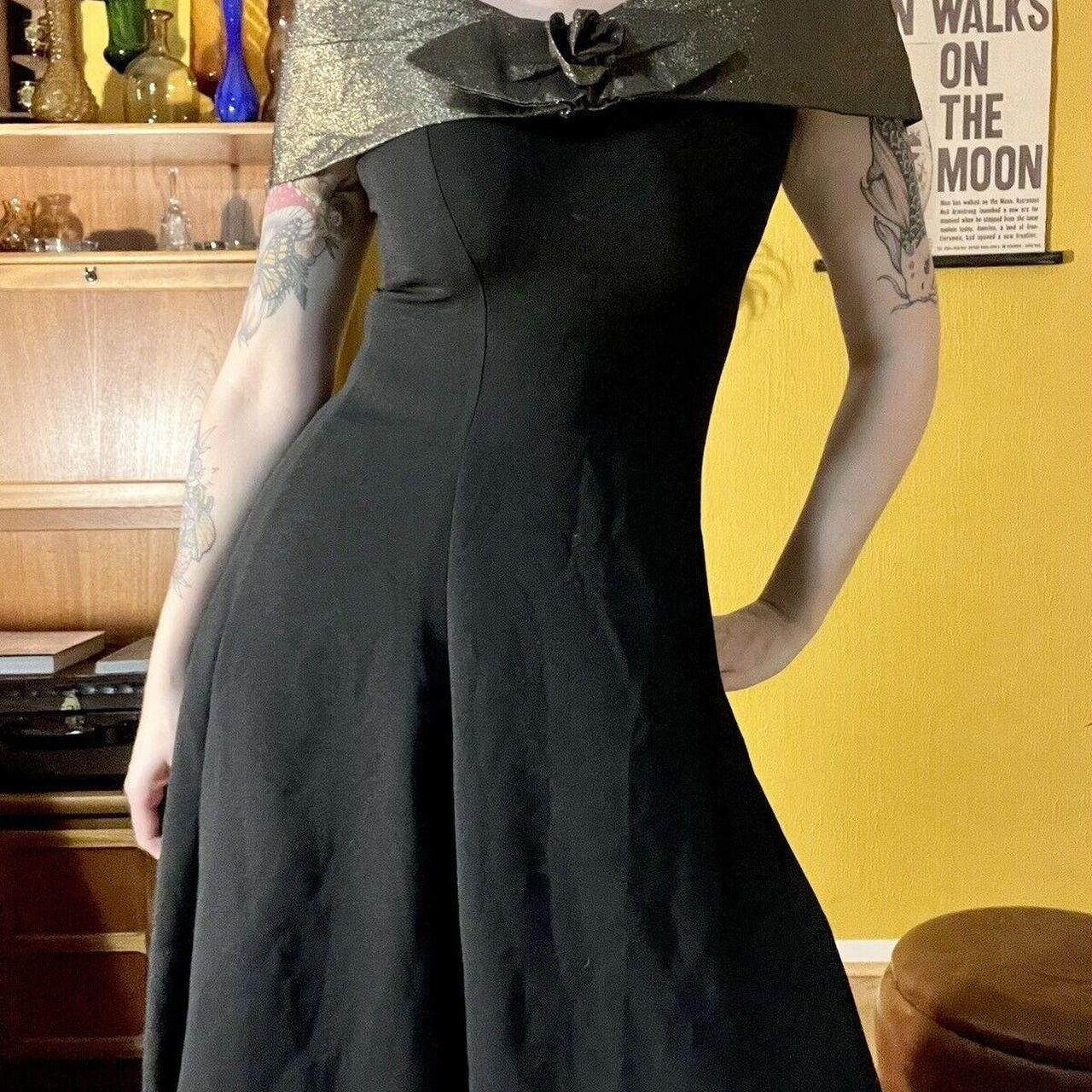Vintage Yessica Cocktail Dress Size 10 Off Shoulder... - Depop