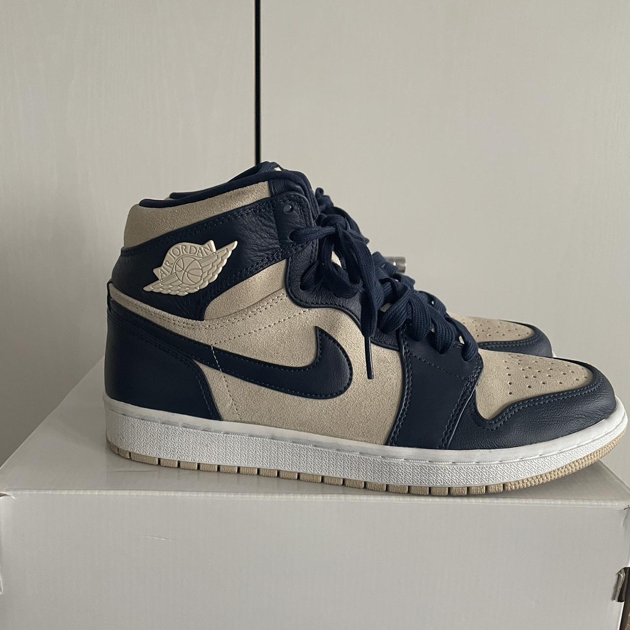 Jordan 1 navy cream hotsell