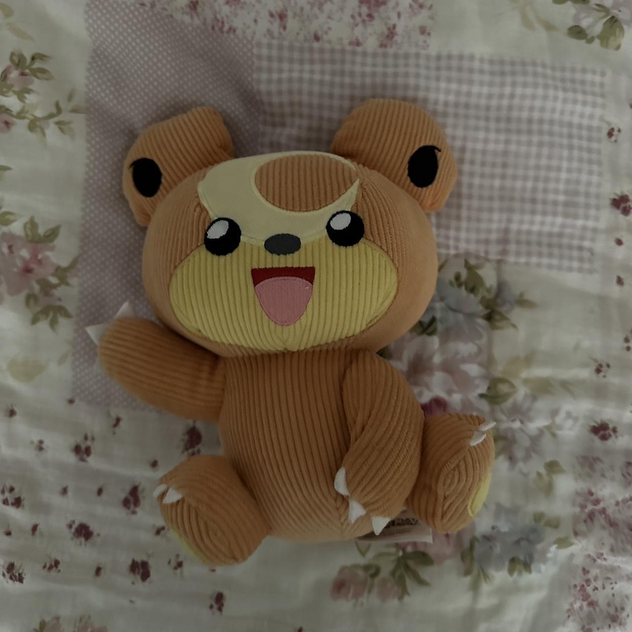 small Teddiursa Pokemon plushie Pokemon plush Depop