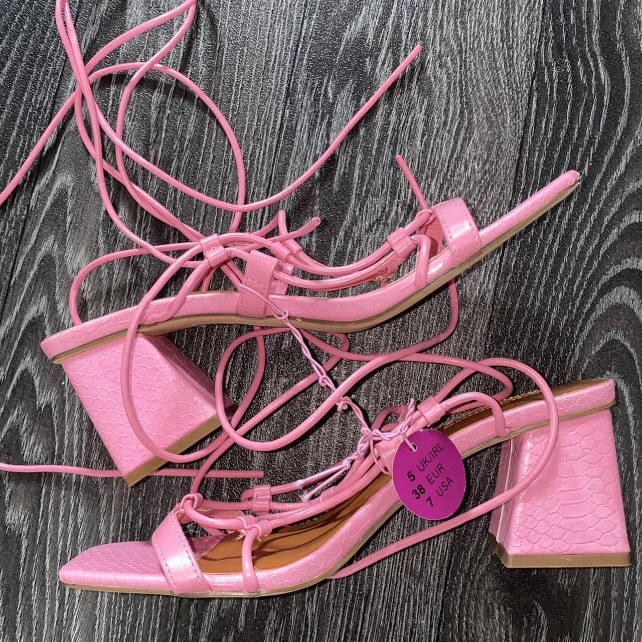 Penneys/ Primark wrap up heels size Bought a Depop