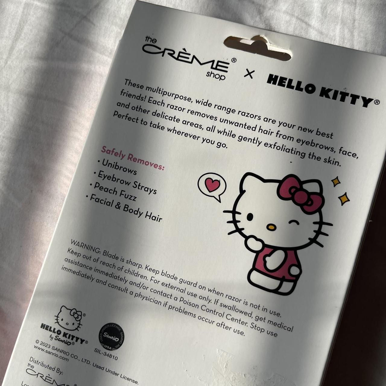 Hello Kitty x The Crème Shop Prepped Up! Dermaplane and Sculpt Razors