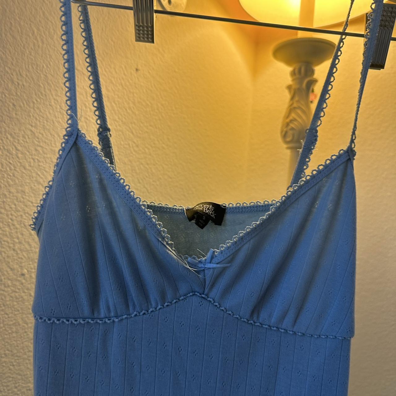 Light blue lace dress Depop
