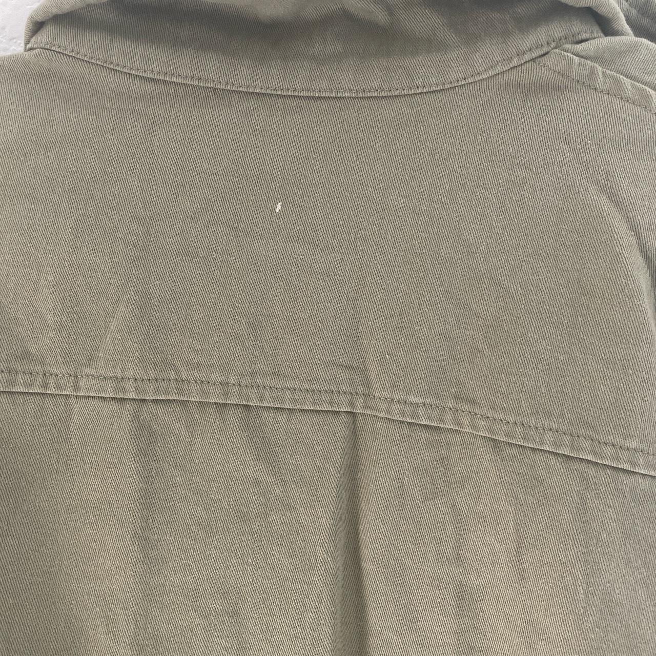 Shein green jacket, has a tiny spot on the back I... - Depop