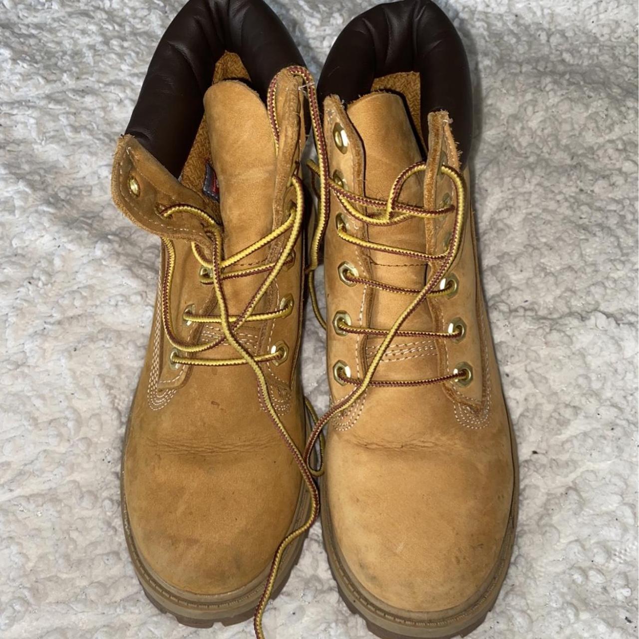 Timberland boots size 3.5 Used a few times Small... - Depop