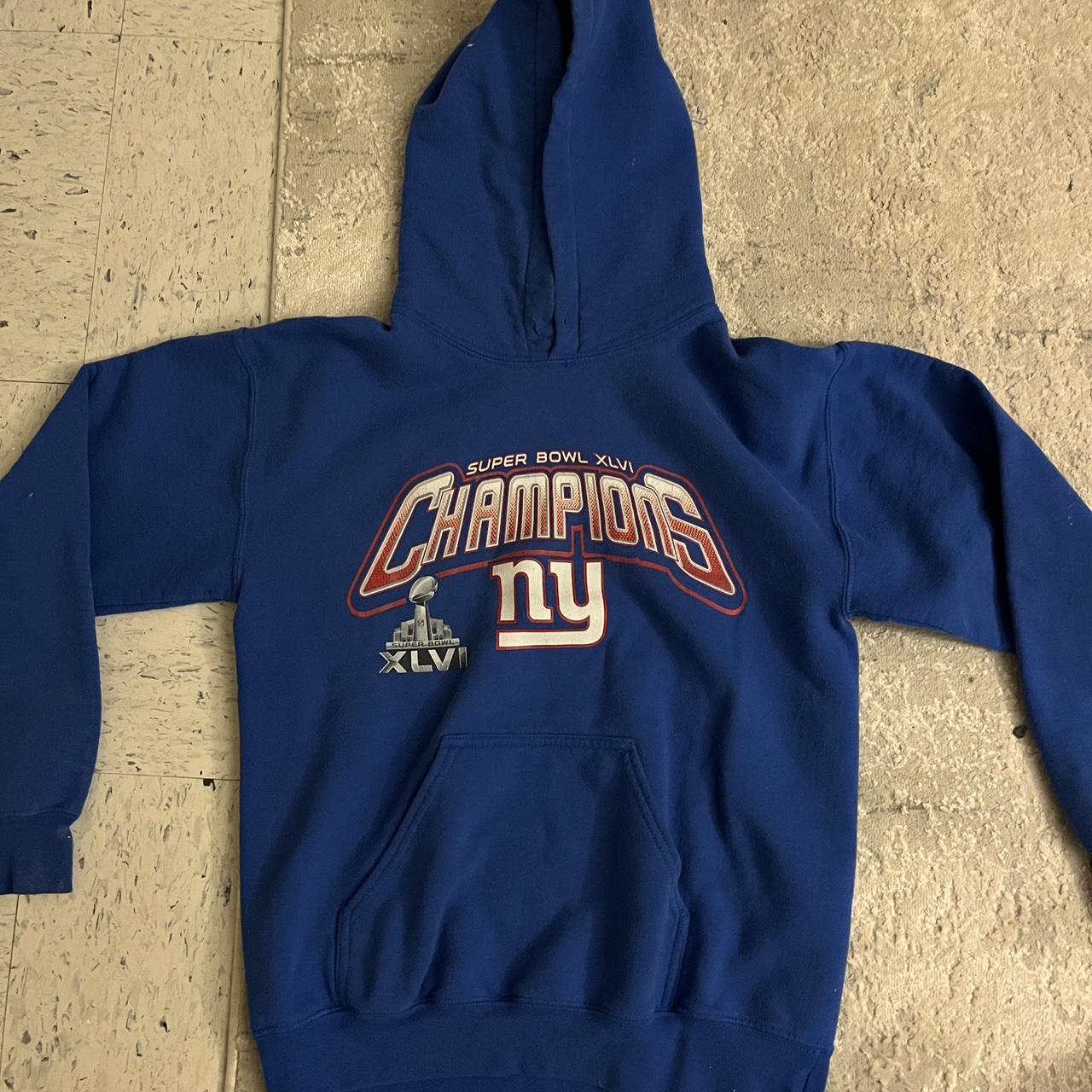 ny giants super bowl hoodie