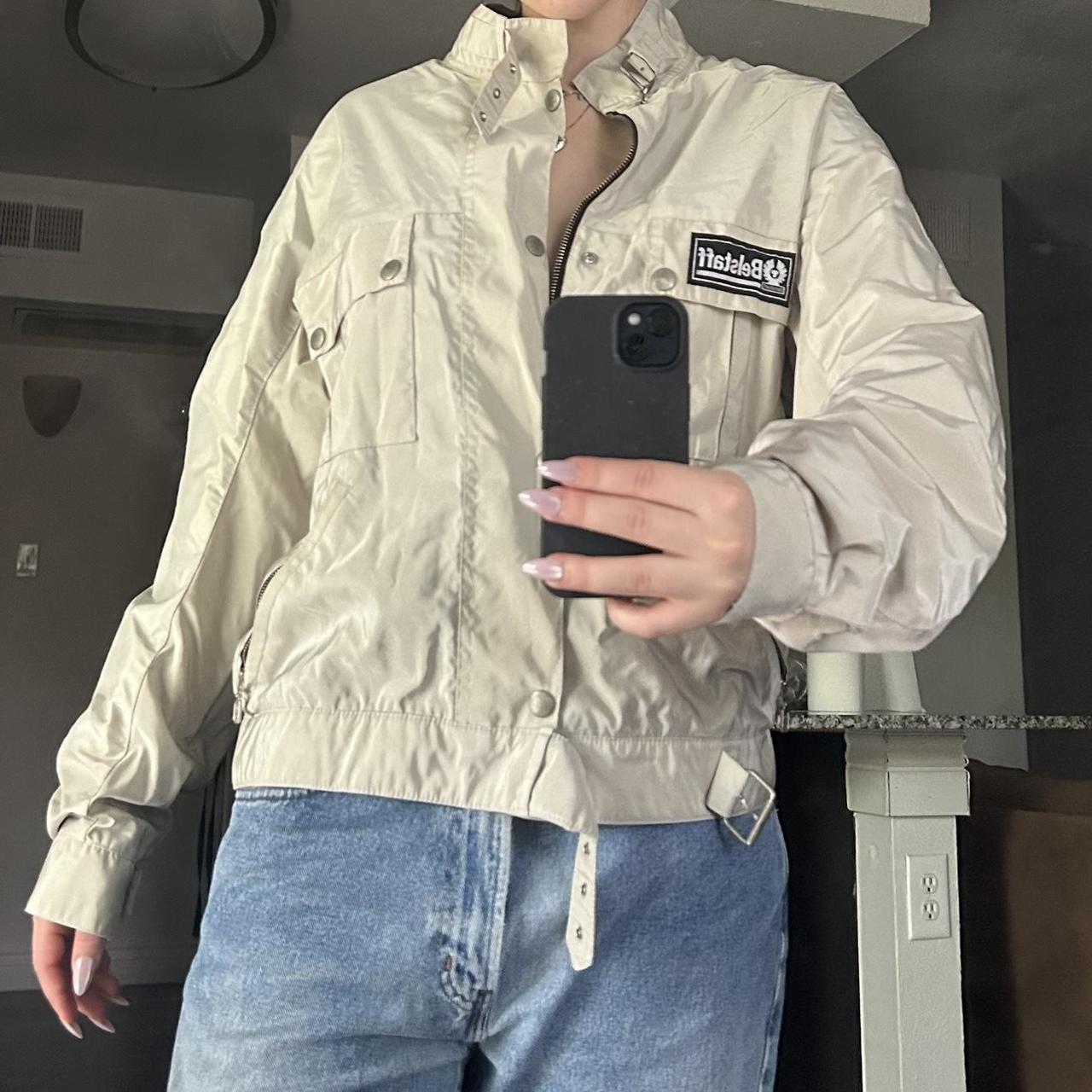 Belstaff cream jacket best sale