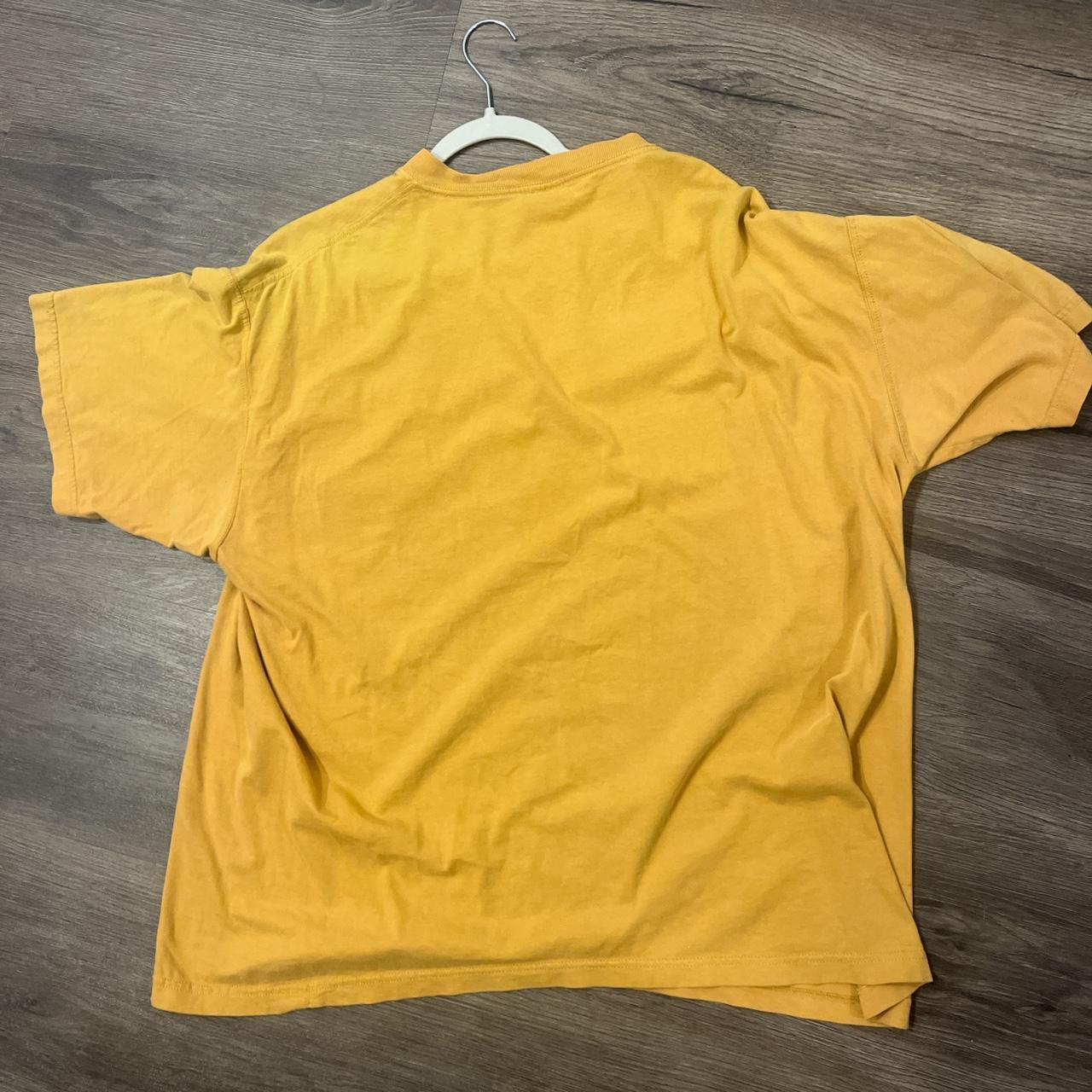 Jockey Men's Yellow and Khaki T-shirt (2)