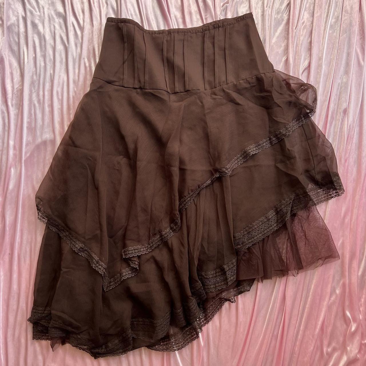 Rampage Women's Brown Skirt (6)