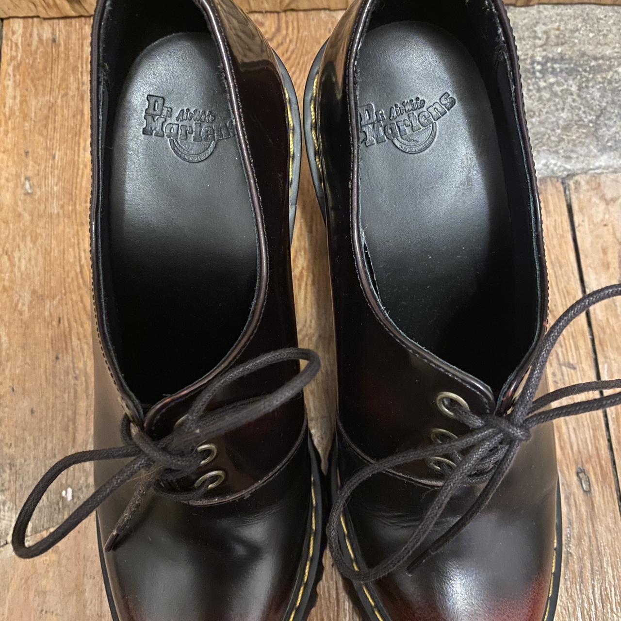 Dr. Martens Salome II cherry red arcadia leather. Depop