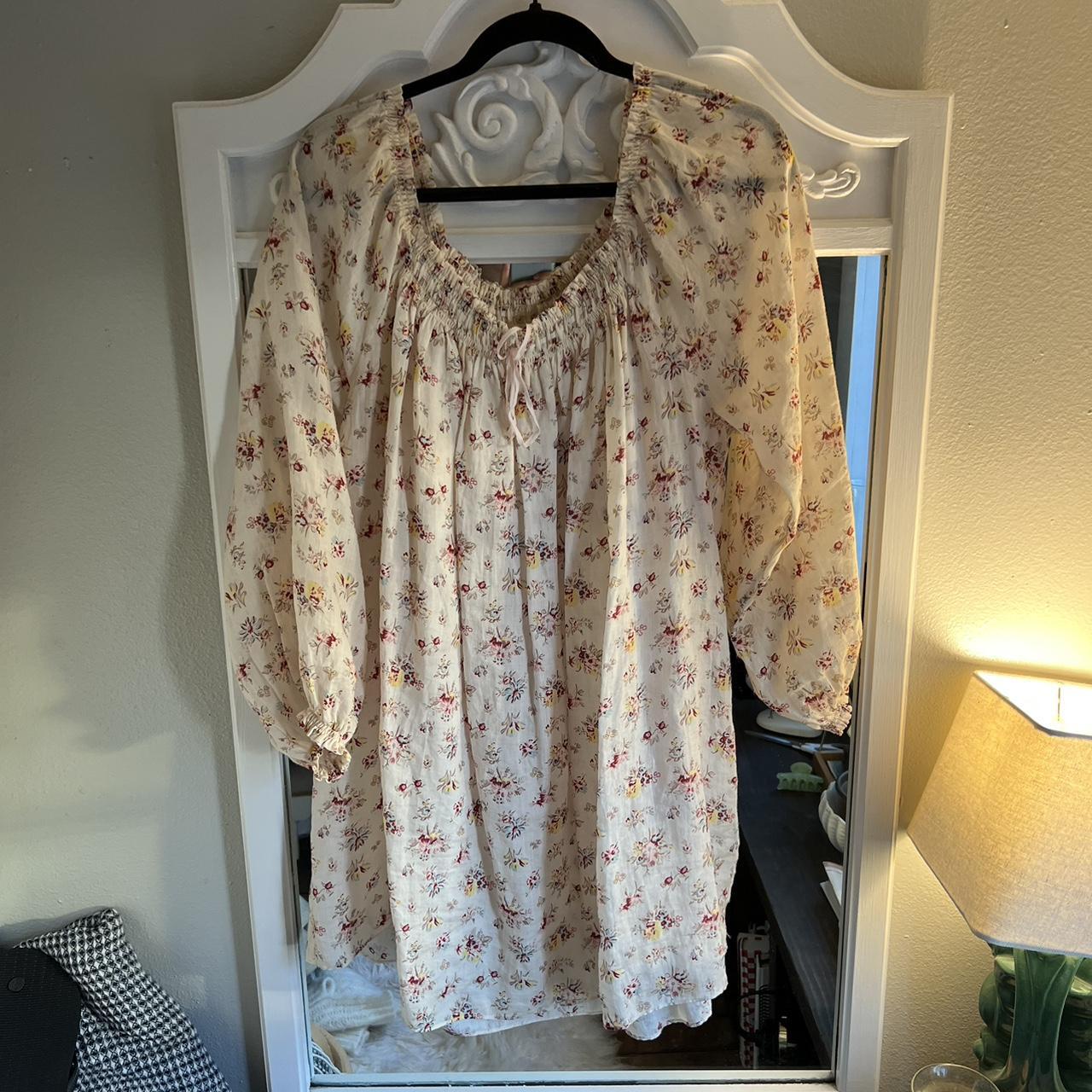 Doen Floral Dress EUC Size Medium - Depop